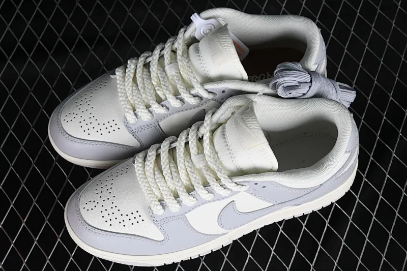 All categories Nk SB Dunk series Nk SB Dunk Low low-top sneakers N version Nk Dunk Low "Needlework" embossed gray SB low-top sports and leisure sneakers FJ4553-133
